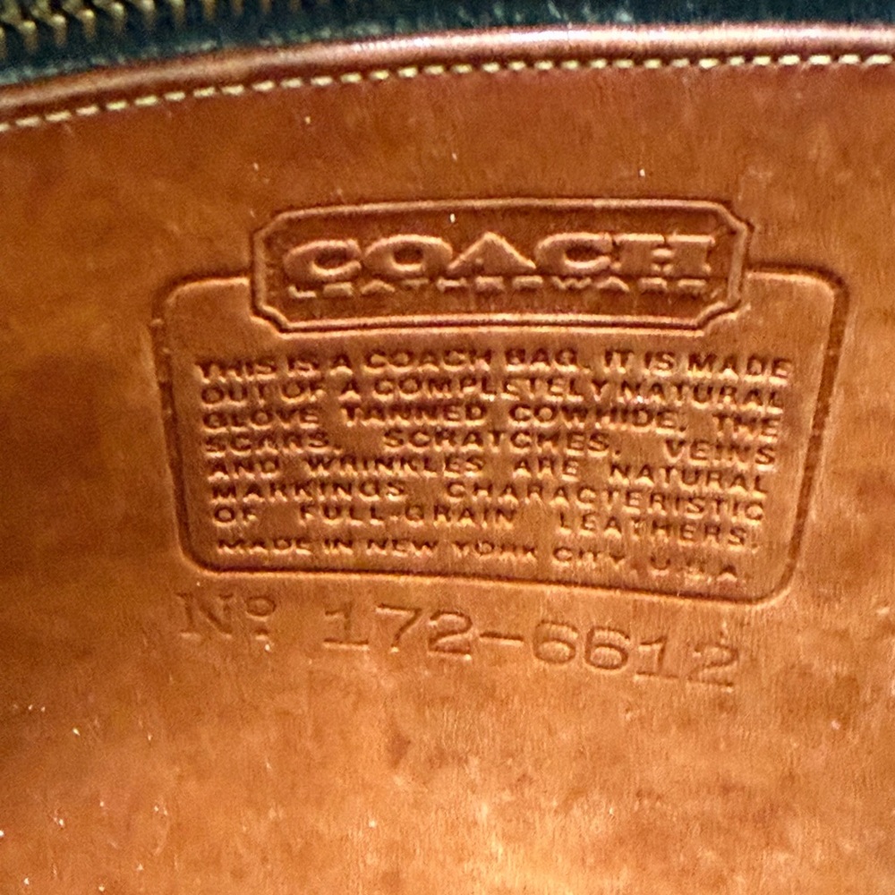 Vintage Coach Saddlery Leather Crossbody Bag - Picture 2 of 12